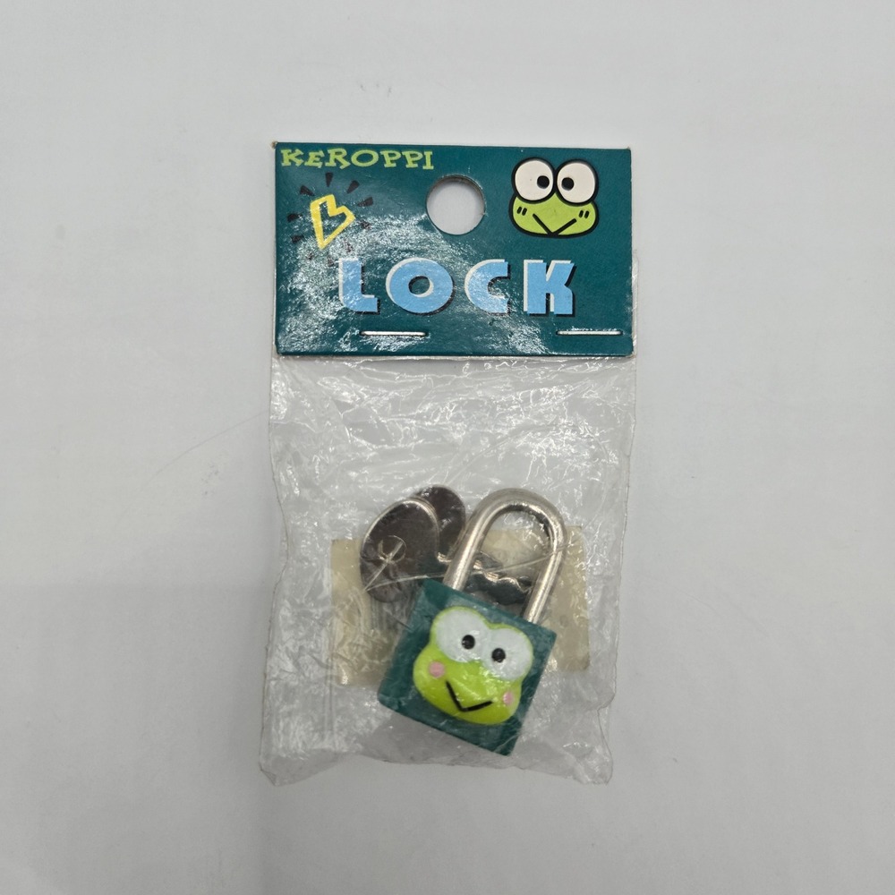Keroppi Lock Sanrio Padlock with Keys Kawaii Cute‎ Collectible New